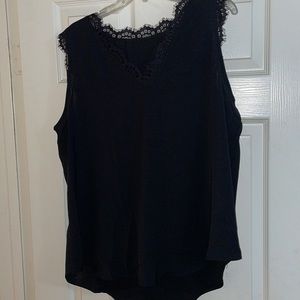 Black lace top